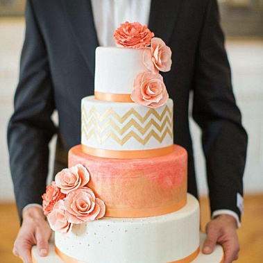 Торт "Персиковый" купить - белорецк.сладкоежкин.рф